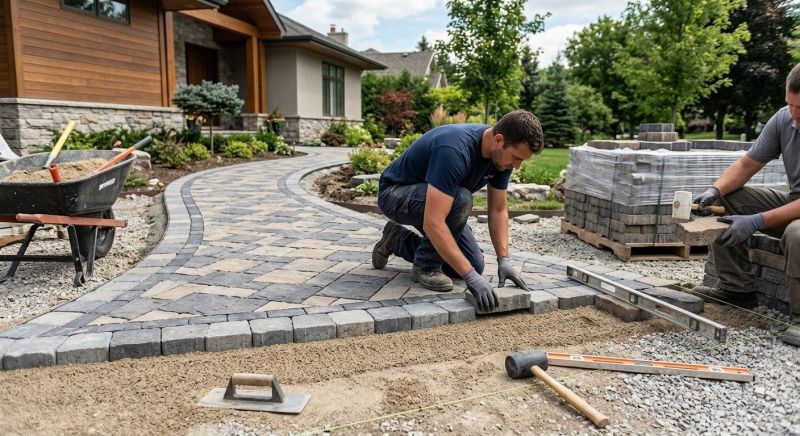 Concrete Pavers Installation in Boston, MA