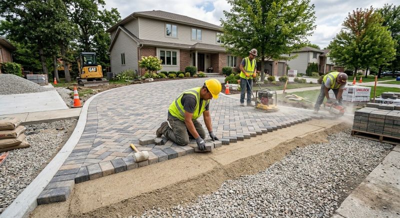 Paver Driveway Installation in Davis County, UT